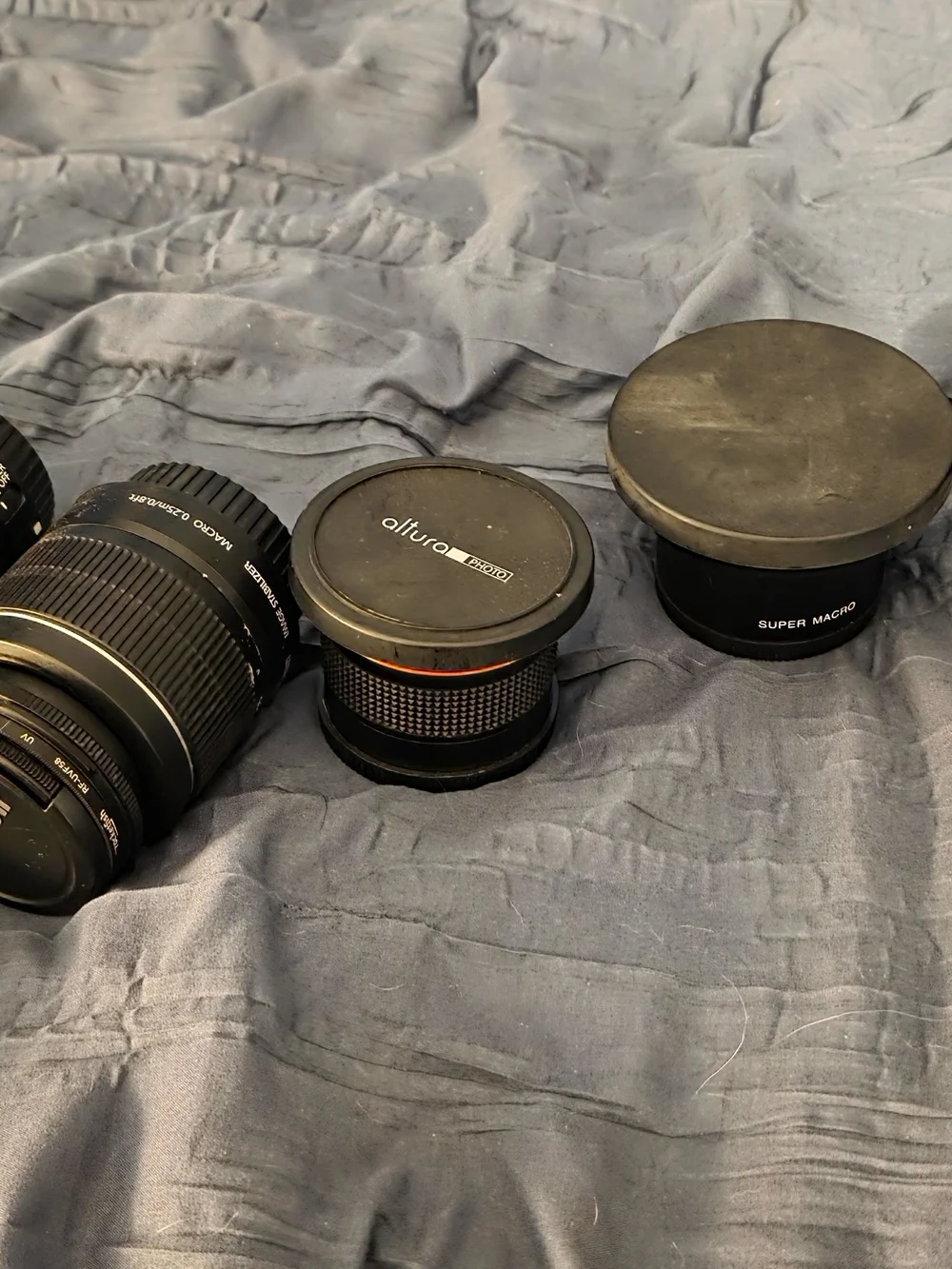 Canon DSLR Camera with Black Body and Black Lens